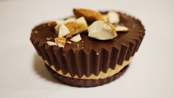 Crunchy Almond Chocolate Protein Peanut Butter Cups
