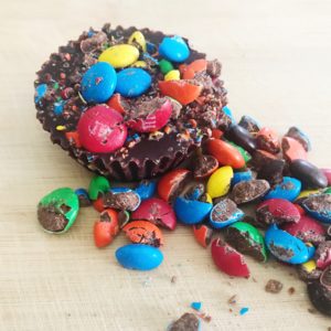 Chocolate M&M Protein Peanut Butter Cup