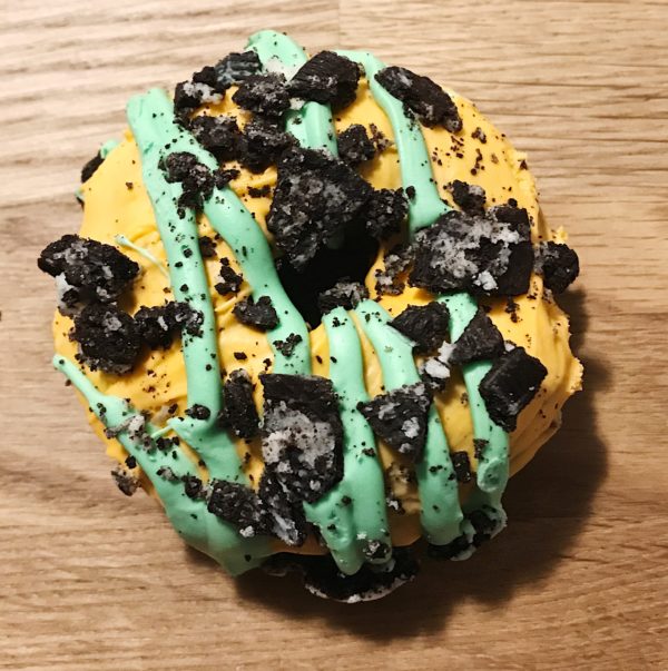 Bayan’s Baked Vanilla Protein Halloween Doughnut