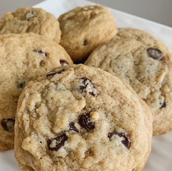 Chewy Protein Chocolate Chip Cookies